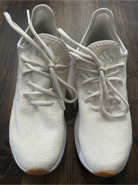 Adidas Cloudfoam Pure Shoes Womens size 7 Athletic Sneakers Lace Up Low Top
